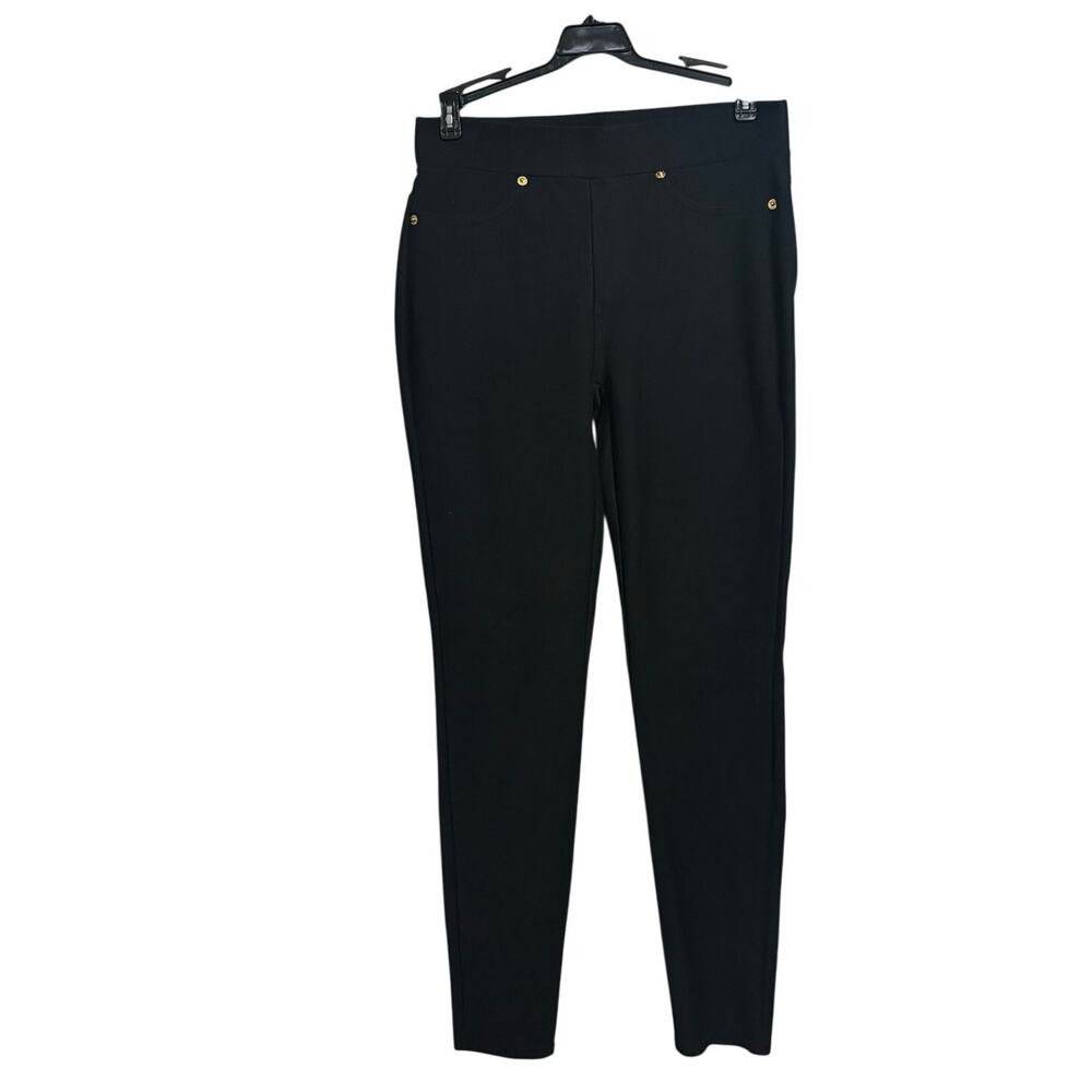MICHAEL MICHAEL KOR Pull On Black Stretch Pants | S